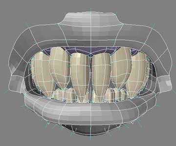 The completed teeth with Metaform activated