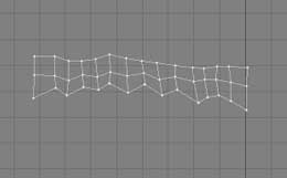 The first planar map on X axis